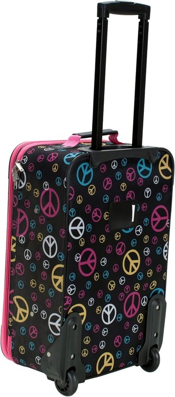Durable Softside Luggage Set with Expandable Design & Telescopic Handle - Peace gallery