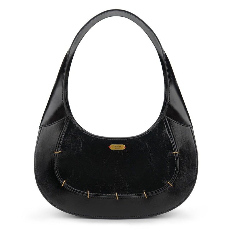 Women’s Shoulder Bag Vintage Crescent Small Purse Mini Handbag for Evening Go…