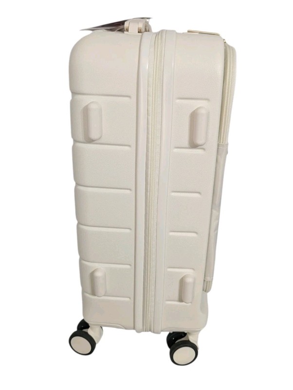Samantha Brown Frontload 22" Hardside Carry-On with Antitheft Lock-Egret-NWT gallery