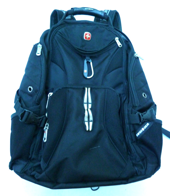 Swiss Gear Backpack Men’s Scansmart Airflow Laptop Multifunctional Padded Black