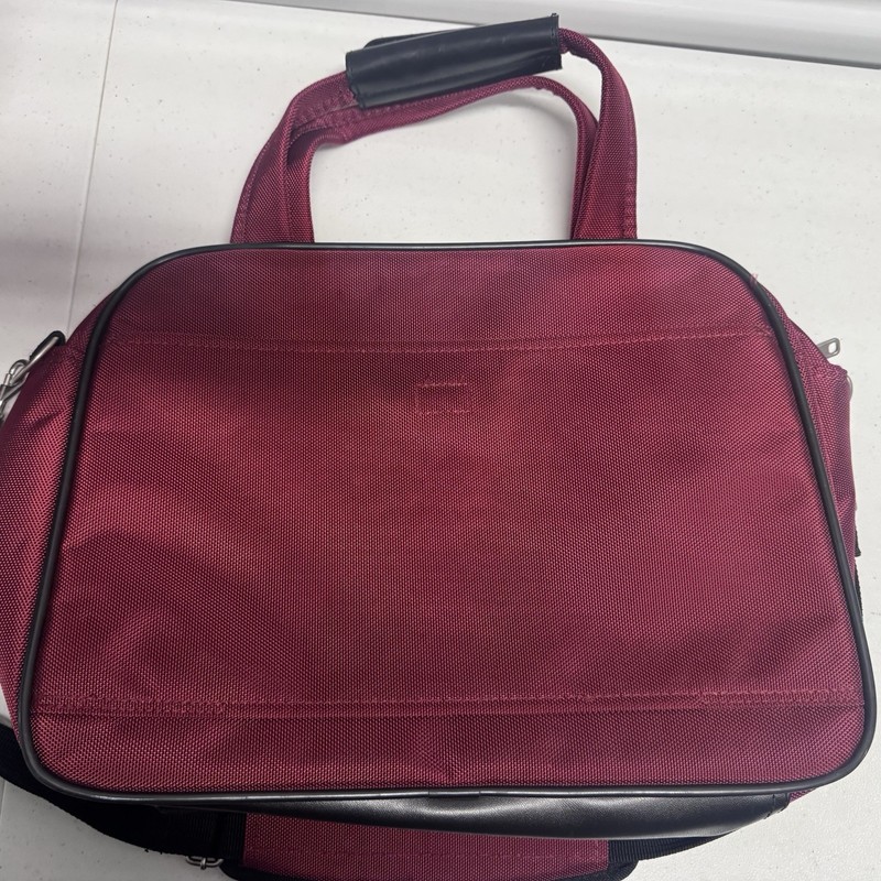 Samsonite Red & Black 2 Wheeled Rolling Duffel Bag 22x12x9 Inch Large Carry-on gallery