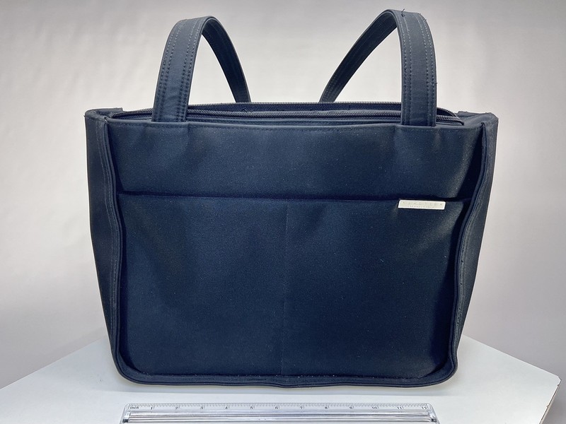 Large Microfiber Kenneth Cole Reaction Black Tote Business Bag Purse PRE-OWNED