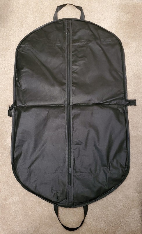JCREW garment bag black water resistant breathable hybrid clothes travel gift nr gallery