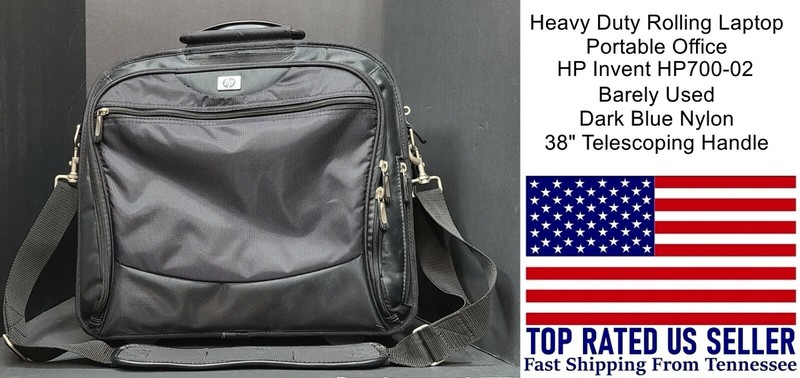 Heavy Duty Rolling Laptop Portable Office 15″ HP Invent HP700-02 Barely Used
