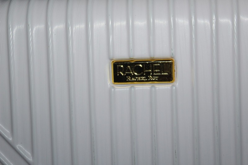 Rachel Ray Rachel Roy 20" Hard Side Carry-On Spinner Wheel Luggage White gallery