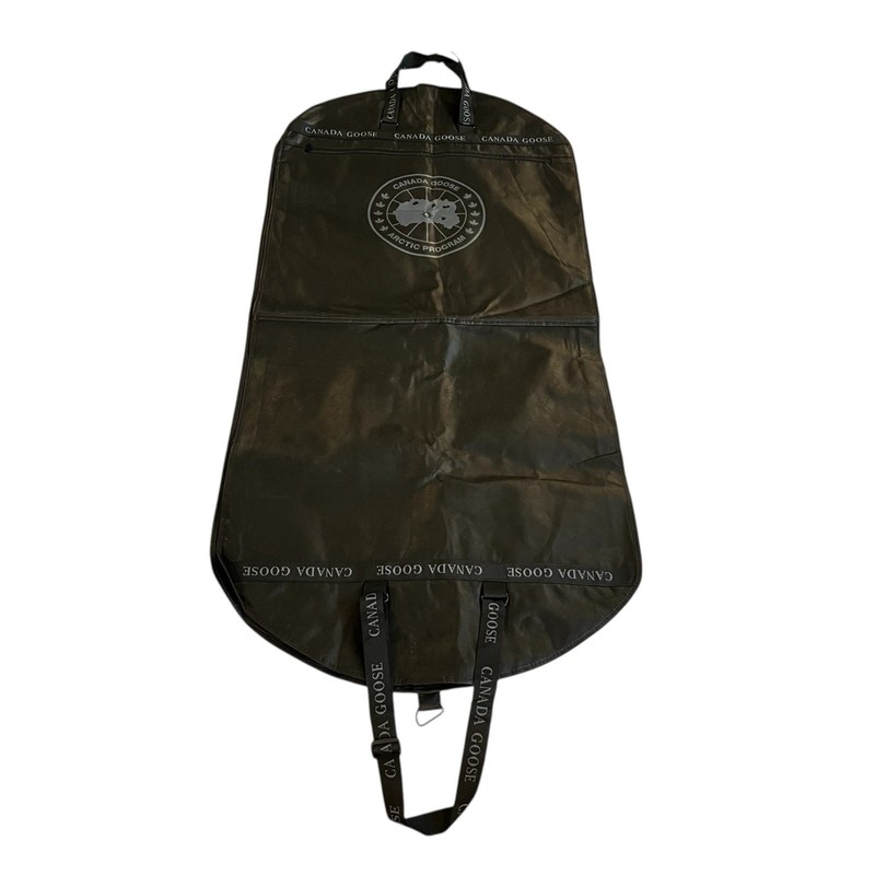 Canada Goose Arctic Program Logo Black Clothing Garment Bag EUC