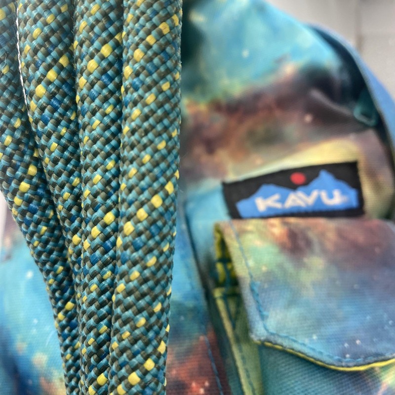 KAVU Rope Bag Backpack Multicolor Galaxy 18" Sling Crossbody Women Daypack Bag gallery