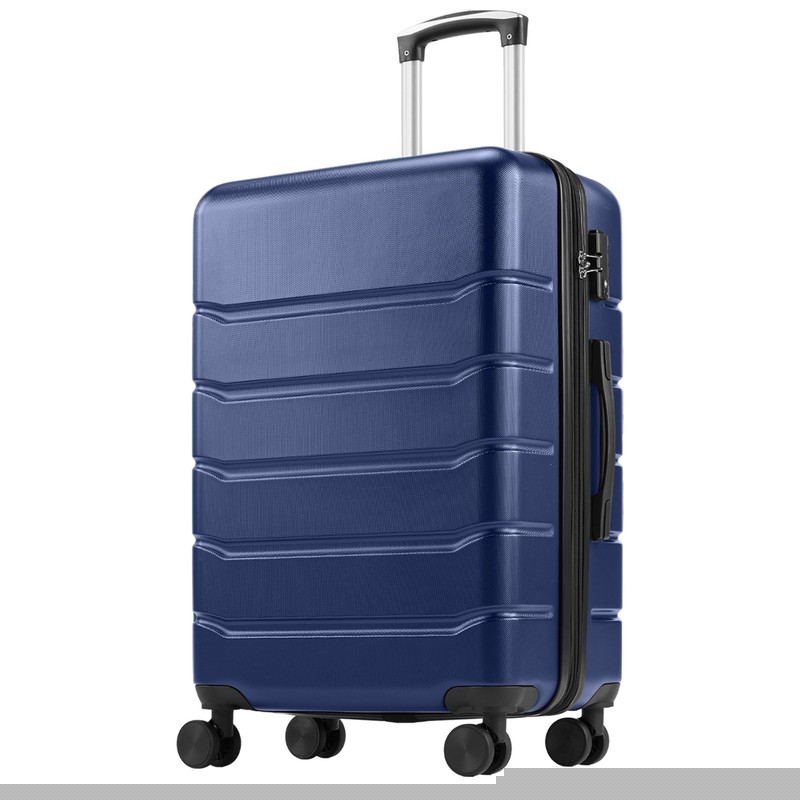 29 Inch Luggage, Hardside Checked Suitcase with Spinner Wheels, Lightweight A...