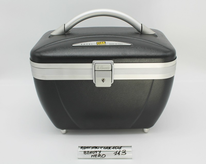 Beauty Case- ABS Termoformato/Alluminio Satinato- Nero- Cod.113 Roncato Ciak
