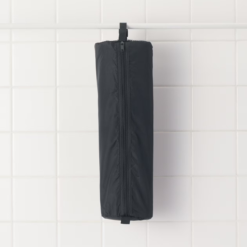 New Muji Polyester foldable Sorting Case Cylindrical Black Color With 2 Size S/M gallery