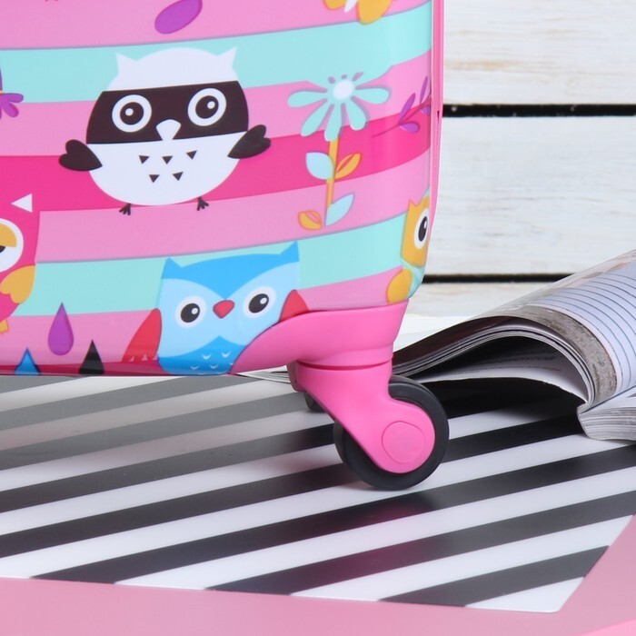 Owls pattern for Children Hardshell Travel Suitcase Luggage Dual-wheel spinners gallery