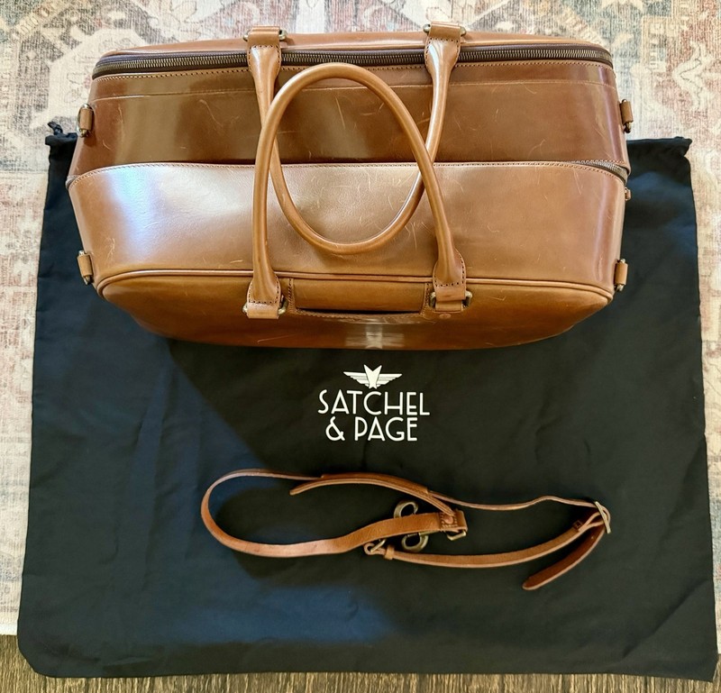 Satchel & Page Weekender Leather Travel bag