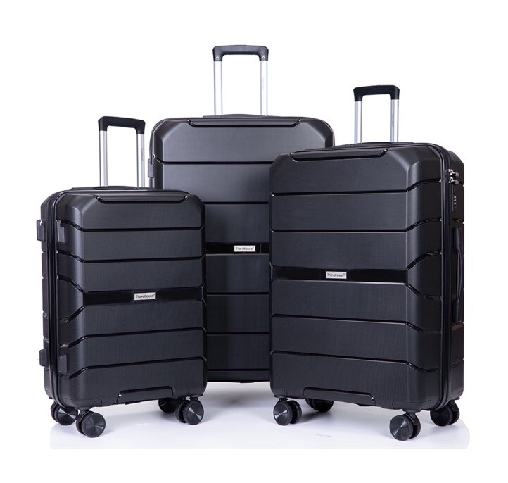 Hardside Luggage 3 Piece Set Hardshell Lightweight Suitcase w/ TSA Lock Spinner