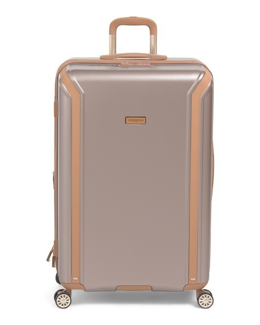 London Fog 29″ Platinum/Sand Regent Expandable Hardside Spinner