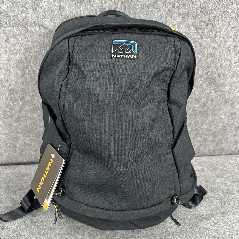 Nathan Ultimate Marathon Pack Black Backpack 20x14x8 Running Travel Daypack