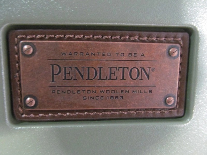 Pendleton, Multi Color Aztek Southwestern 22" Carry On Spinner, Loden Green, NWT gallery