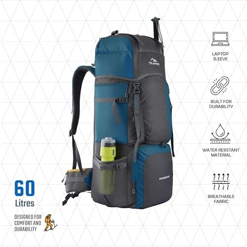TRAWOC 60 Ltr Blue Rucksack gallery