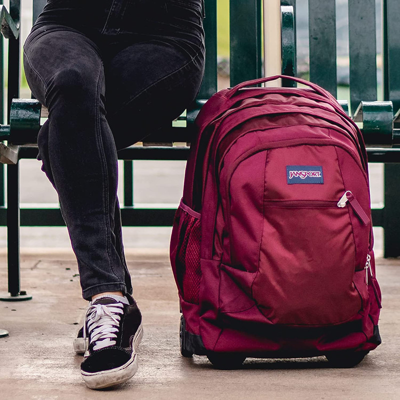 Driver 8 Rolling Backpack - Wheeled Travel Bag with 15-Inch Laptop Sleeve, One S gallery