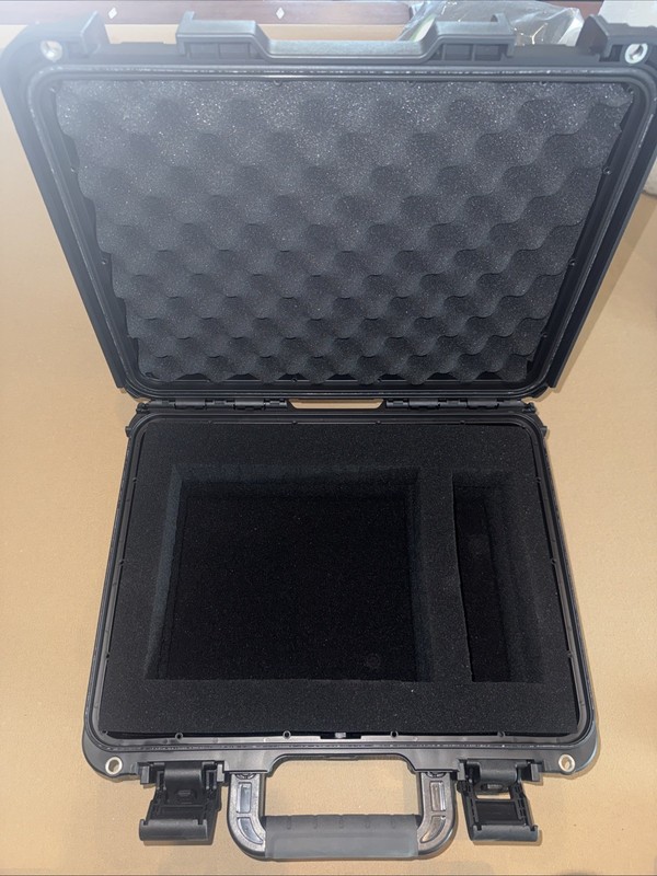 Hard Plastic Protective-Lockable Traveling Brief Case - Shipping (Light Use) gallery