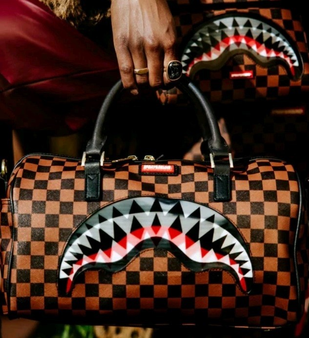 Sprayground Lenticular Effects Mini Duffle Handbag Travel Luggage Handbag gallery