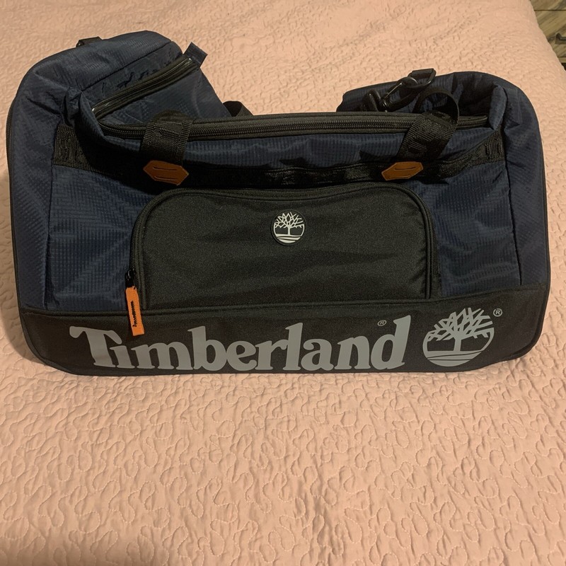 Timberland Highgate Spring Collection 22″ Duffle Travel Bag Navy Orange