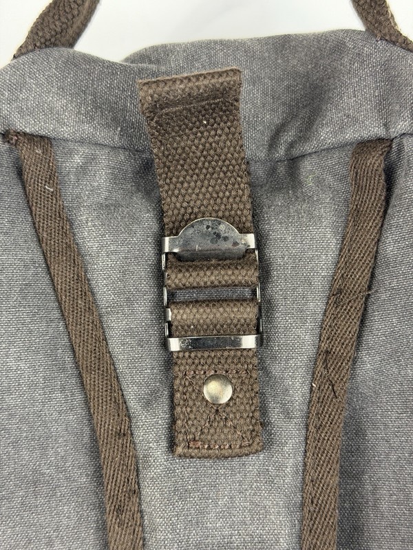Canvas Sling Backpack Gray Brown Convertible Crossbody gallery