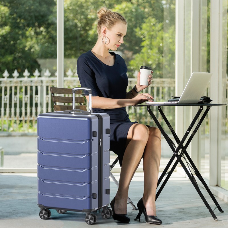Hardside Luggage Set (20/24/28-Inch)TSA Lock Suitcase with Double Spinner Wheels gallery