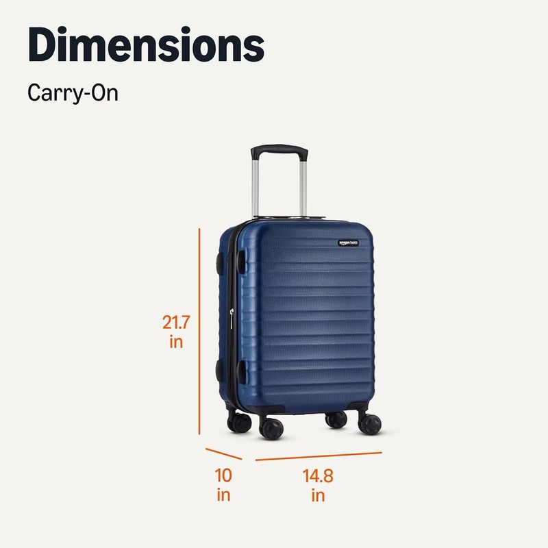 Durable 21" Expandable Hardside Spinner Suitcase with Scratch-Resistant Finish gallery