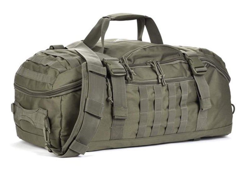 Tactical 80L Travel Duffle Backpack for Men – Weekender Gym Overnight Green