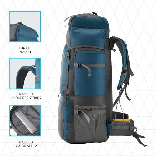 TRAWOC 60 Ltr Blue Rucksack gallery