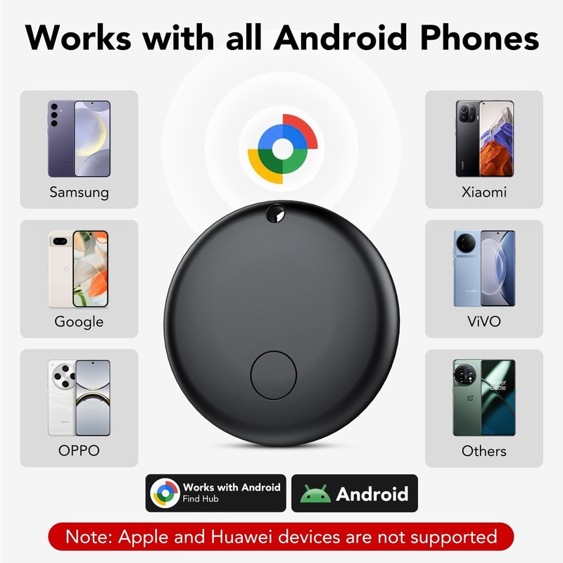 Android Air Tracker Bluetooth Tracker Tags Work with Google's Find Hub Smart Tag gallery