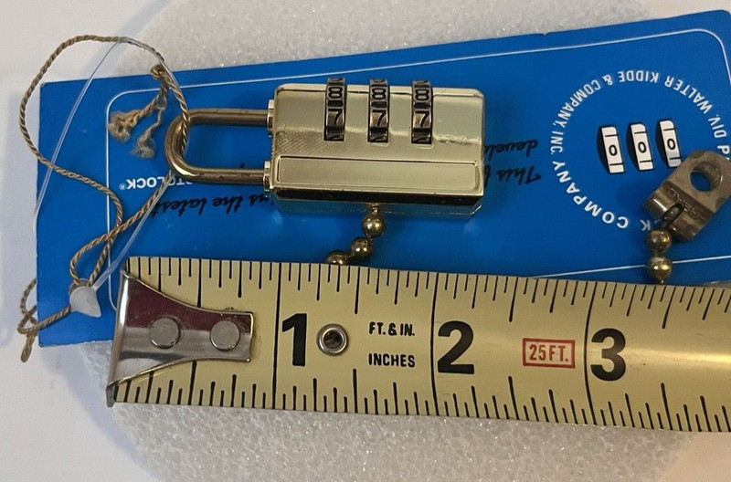 Presto Combination Lock For Briefcase Gun Case Computer Attache Luggage NOS gallery