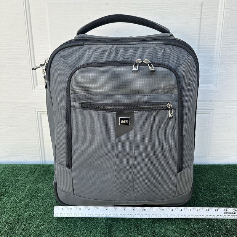 REI 21” Upright 2-wheel rolling Carry-On Suitcase Wheeled Luggage Travel Bag gallery