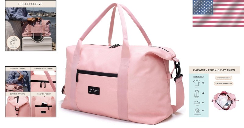 Stylish Weekender Overnight Duffel - Adjustable Strap gallery