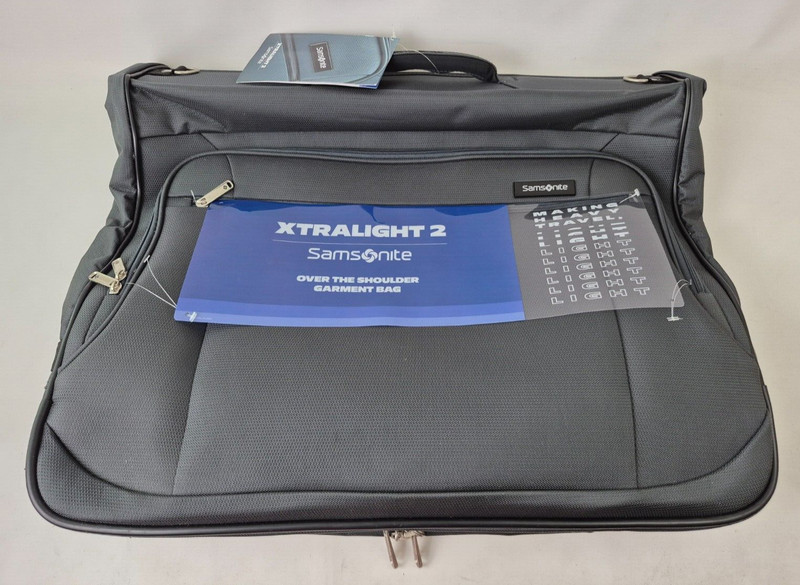 Samsonite X-Tralight 2 Charcoal Ultravalet Over the Shoulder Garment Bag
