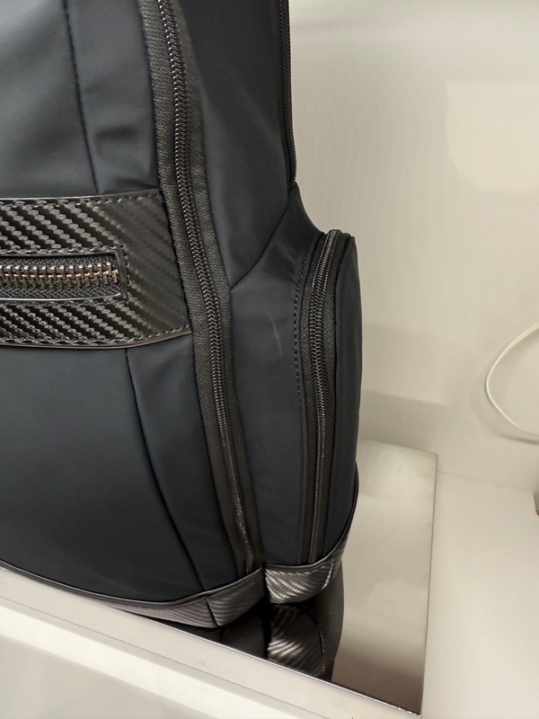 NEW Tumi BENSON Polyester 17.5” Large Laptop Backpack - BLACK & CARBON FIBER gallery