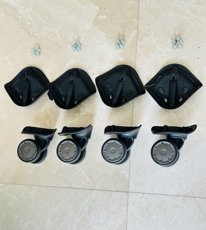 4 Replacement Wheels for Samsonite Amplitude/Element LXT Luggage or Carry On
