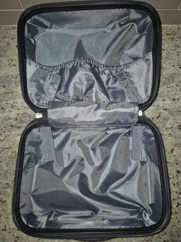 TAG Vanity Case Hard Shell Luggage Blue Cosmetic Travel Case Carry On gallery