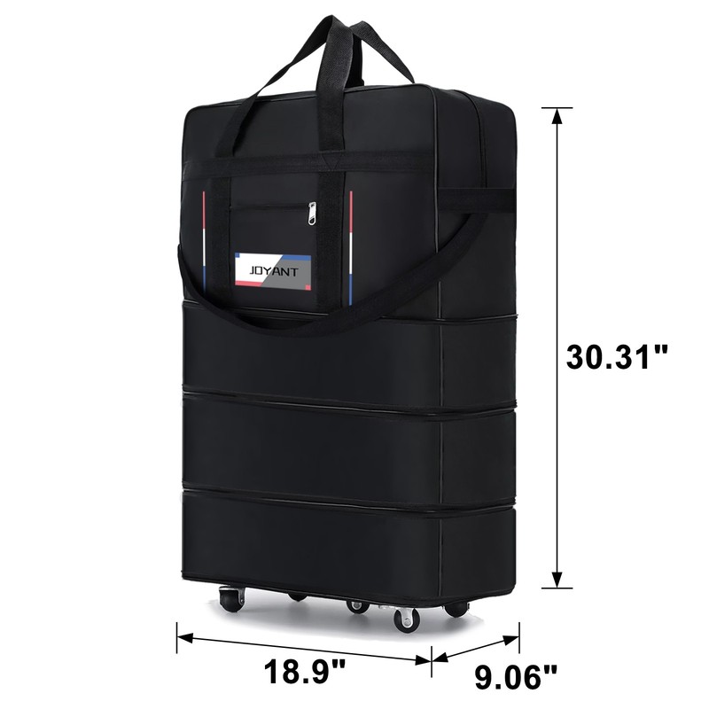 32″ 42″ Duffle Bag w/5 Wheels Carry on Luggage Collapsible Travel Suitbag