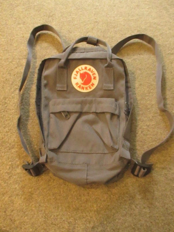 Fjallraven Kanken Classic Mini Backpack Gray 23510 16L Travel School Bag City