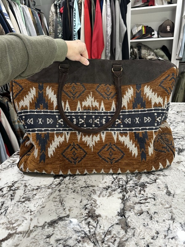 Lovestitch Aztec Weekender bag