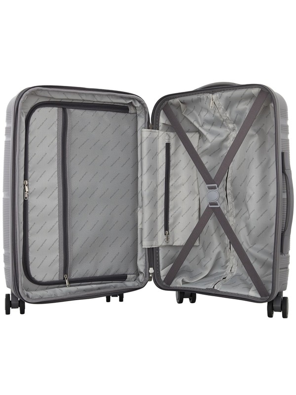 22-Inch Expandable Polypropylene Hardside Rolling Carry-on with 8 wheels, gallery