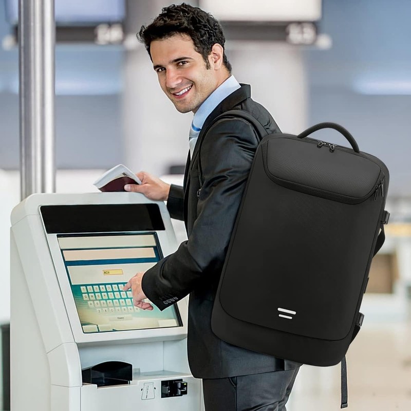 Water-Resistant 50L Expandable Backpack with Anti-Theft Pocket and USB Port gallery