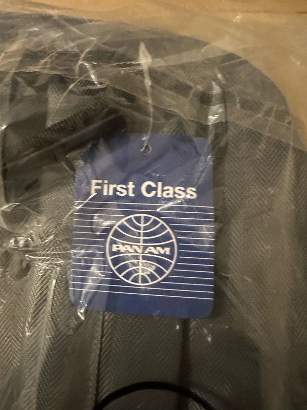 PAN AM Backpack First Class Backpack - Color: Slate - Retro Airline Logo , NWT gallery