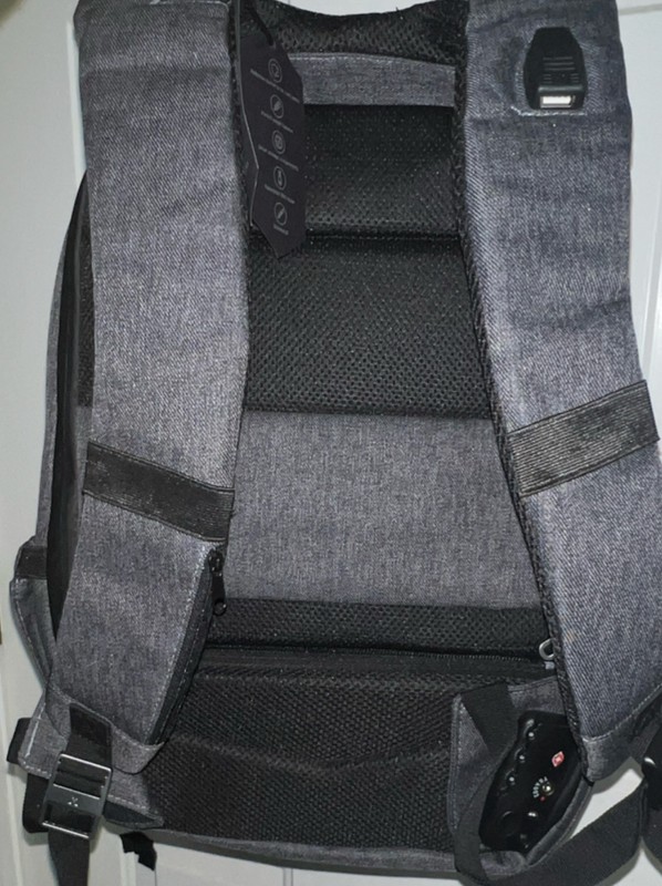 Phantom Gray Backpack USB Charging Port TSA Lock Water-Resistant Laptop Compart… gallery