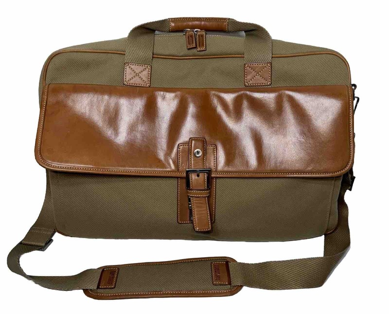 Hartmann Luggage Hudson Collection Attachable Belting Leather Cavalry Travel Bag gallery