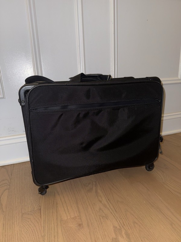TUTTO 20” Sewing Machine Rolling Case Wheels Black Collapsible Bag Tote gallery