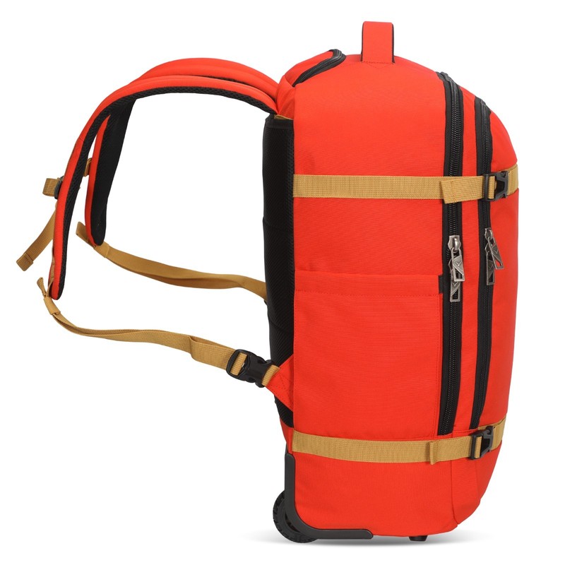 Hynes Eagle 42L Rolling Backpack Carry-on Wheels Luggage Cabin Approved Suitcase gallery