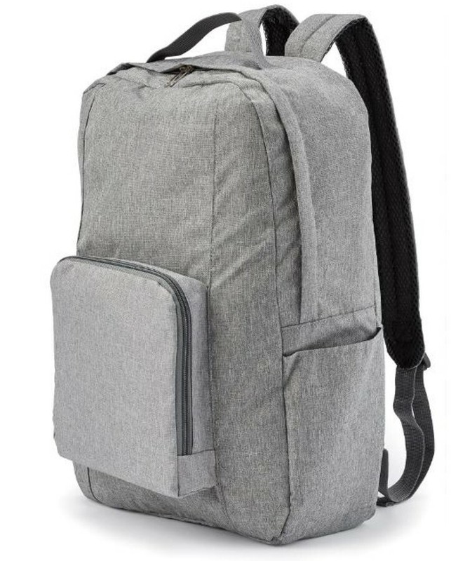 Travelsmith Backpack Foldable Daypack Full Size Convertible 18″x12″x5″ Extra Bag