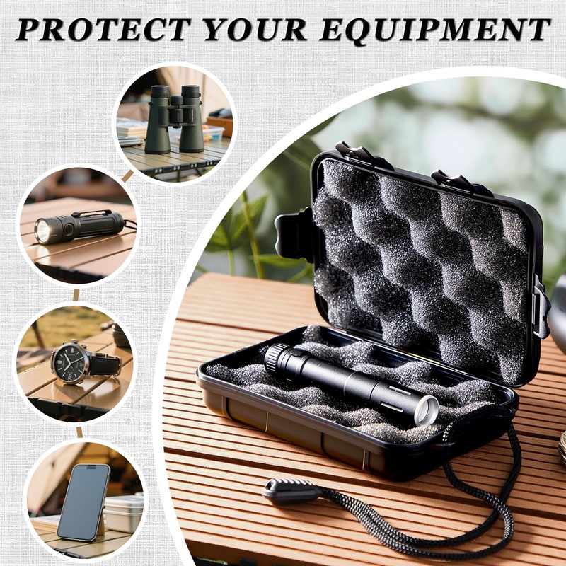 Relaxweex Waterproof Storage Box Foam Insert Shockproof Travel Case gallery